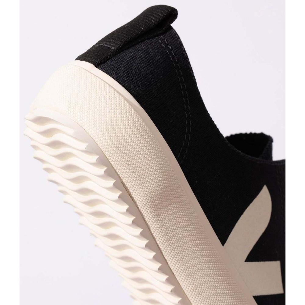 Veja NOVA CANVAS Women's Shoes Black | NZ 479WNB